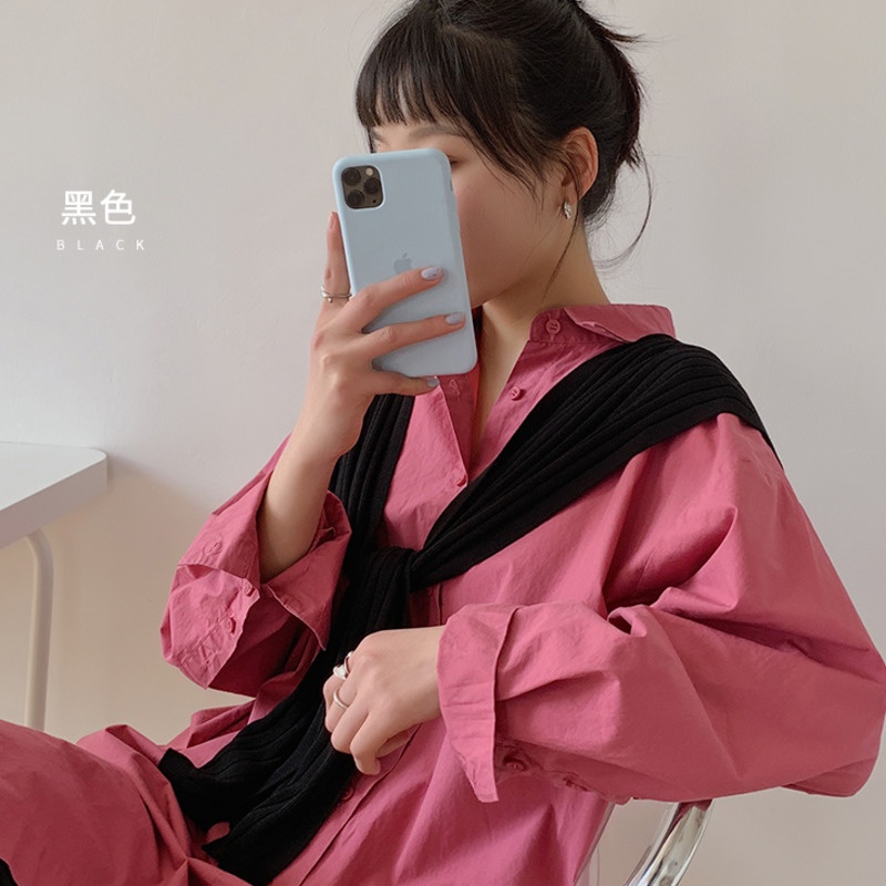 Khăn choàng cổ Pure Cube vải lụa lạnh dệt kim tùy chọn màu cho nữ