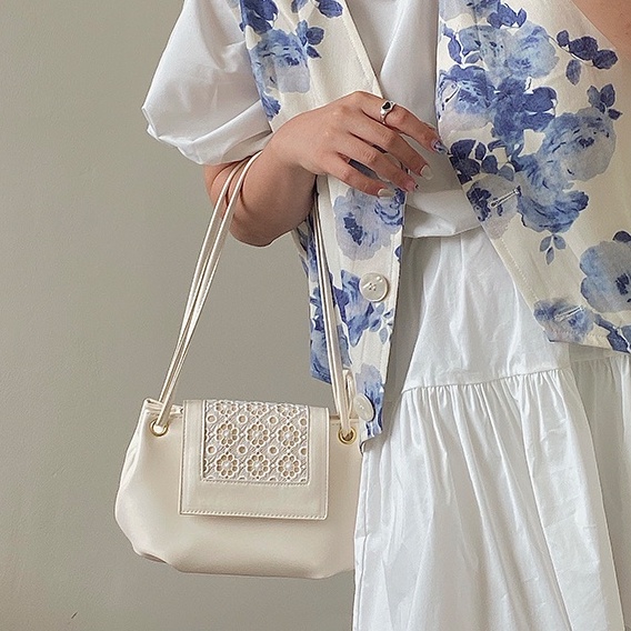 Túi Xách Đeo Vai Màu Trơn Đơn Giản Thời Trang Phong Cách Hàn Quốc Chất Lượng Cao
