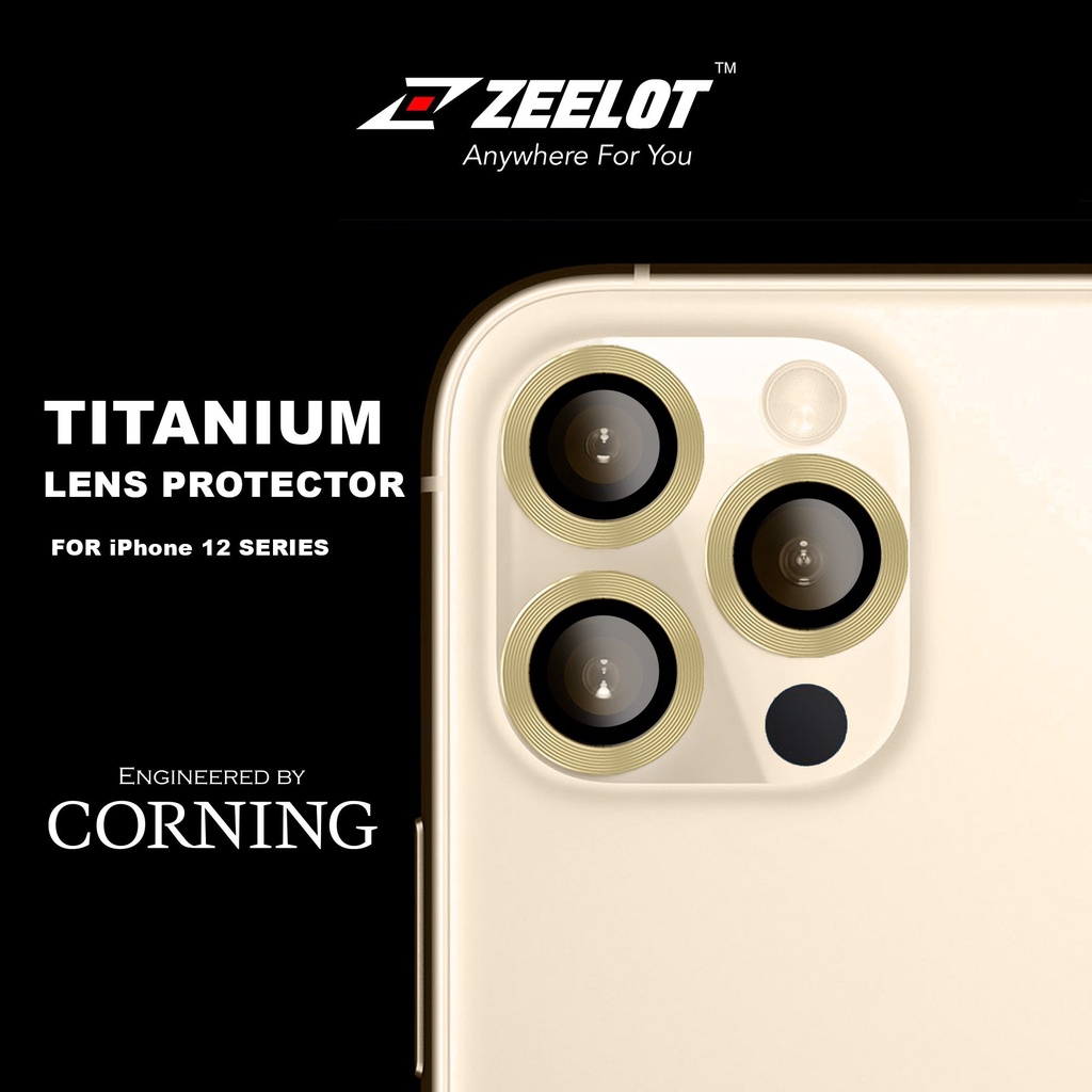 Kính Cường Lực dán Camera Lens Zeelot iPhone 12 Pro Max / 12Pro / 12 / 12Mini / 11