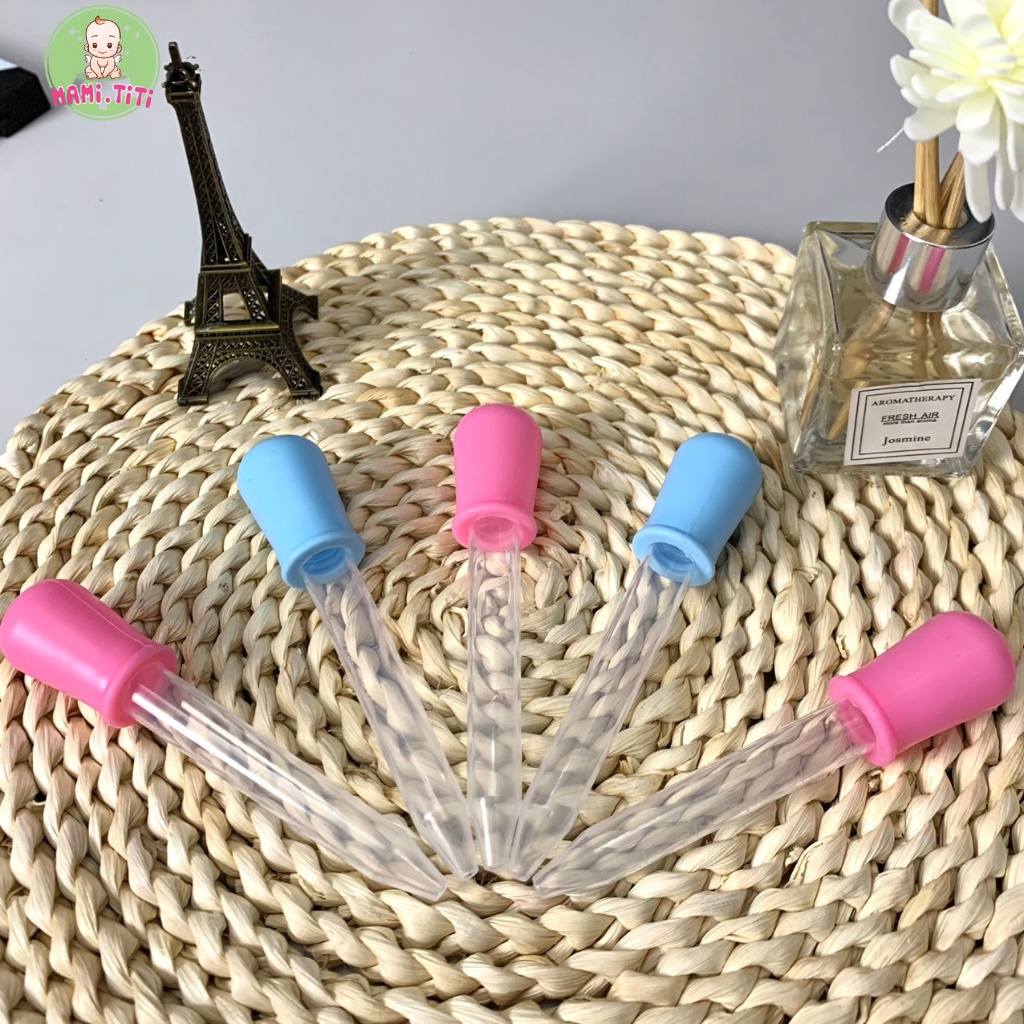 Ống Hút Sữa, Bón bón sữa Loại 5ml silicon cho bé