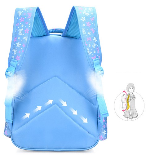 Balo đi học, balo công chúa 3D, balo cho bé gái