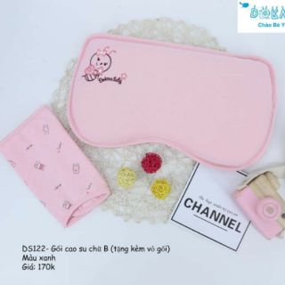 Gối cao su chữ B Dokma (tặng kèm vỏ gối)