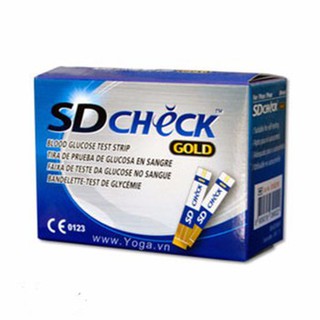 Que thử đường huyết SD check gold hộp 50