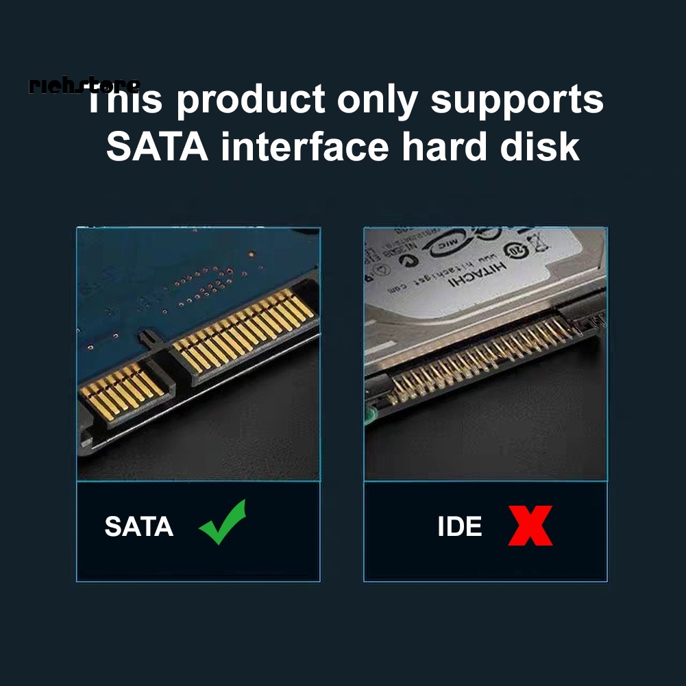 Hộp Đựng Ổ Cứng Ngoài HDD SSD SATA USB 3.0 2.5inch | BigBuy360 - bigbuy360.vn