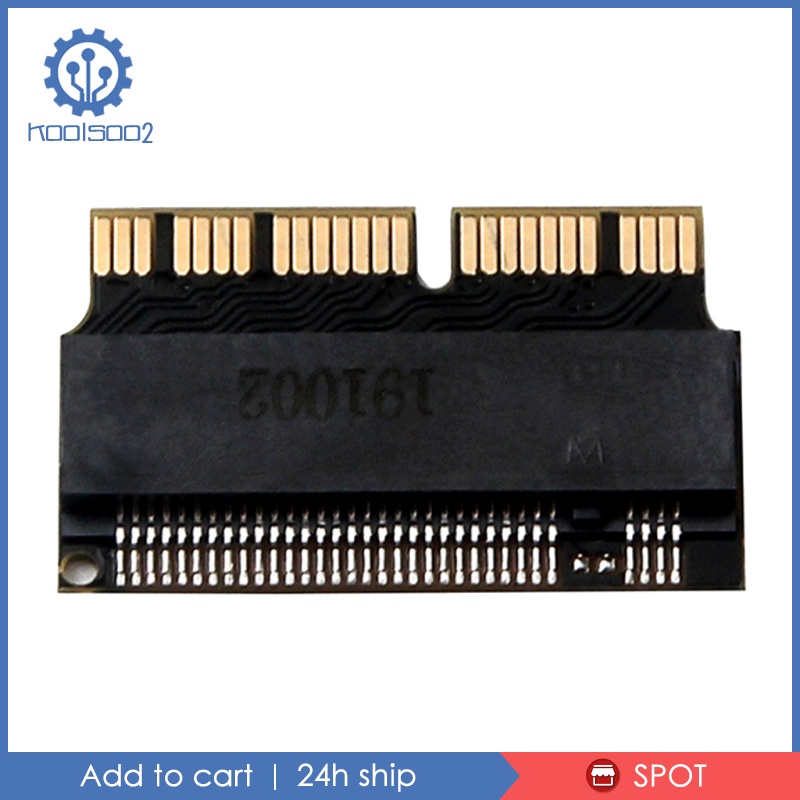 Bộ Chuyển Đổi Thẻ Chuyển Đổi Koolsoo2 + NVMe PCIe M.2 NGFF SSD Cho MacBook 13 2014 2015 2016