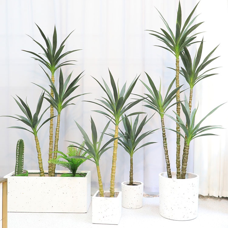 Cây giả, Cây thiết mộc lan giả, phát tài núi cao 180cm - Cây giả decor trang trí nhà cửa nội thất phòng khách phòng ngủ