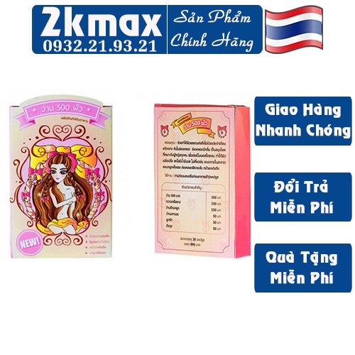 Viên Uống Nở Ngực Wan 500 thái lan