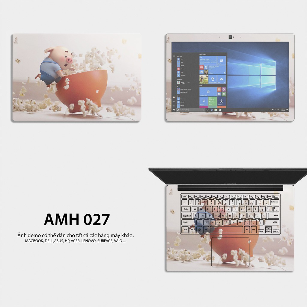 Miếng Dán Skin Laptop / Có mẫu decal dán cho tất cả các hãng máy tính