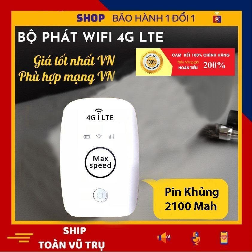 ( Giới Thiệu) Cục WIFI mini 4G MAX SPEED, lắp sim dùng ngay. Pin khủng. Thoải mái thư giãn, giải trí không lo mạng kém