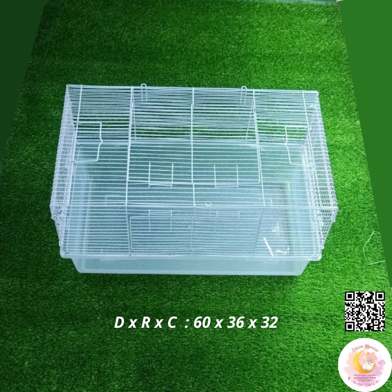 Lồng 60cm khay trong cho hamster, thỏ, bọ ...  (Không phụ kiện)