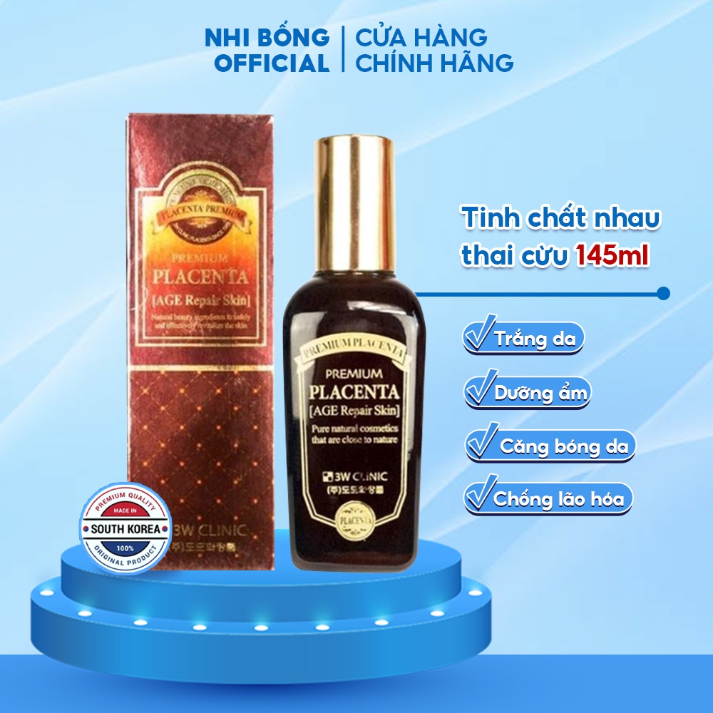 Serum Trắng Da - Serum Nhau Thai Cừu Chống Lão Hóa Trắng Da Tinh Chất Nhau Thai Cừu 3w Clinic 150ml