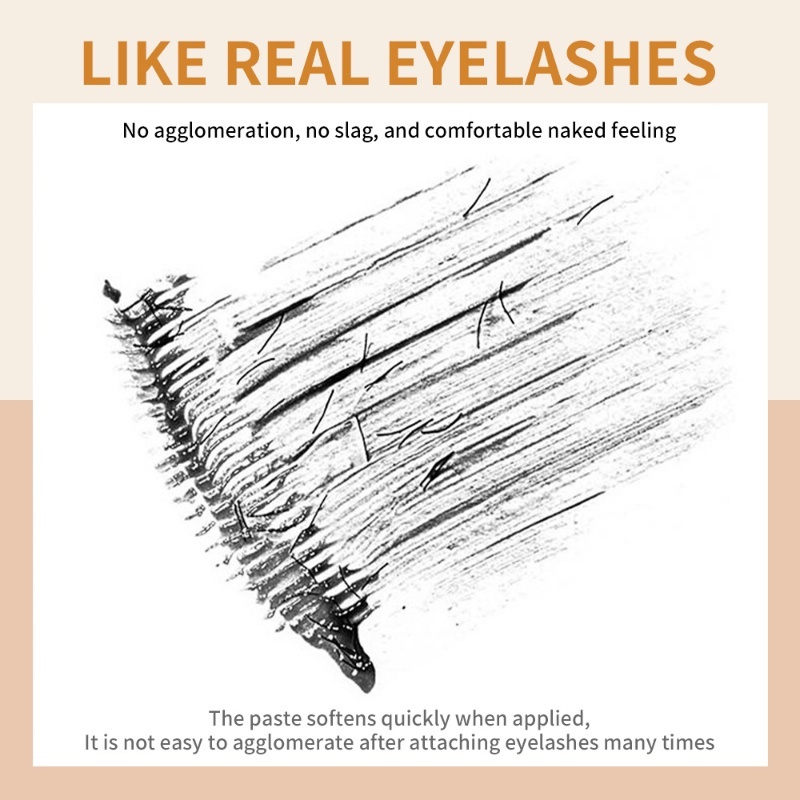 Mascara Đầu Cọ Siêu Mịn Chống Mồ Hôi Không Nhòe Chuốt Mi Cong Vút Và Dày Hơn