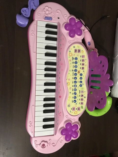 ( CÓ SẴN) Đồ chơi đàn piano nhỏ dành cho trẻ em có micro, giả phím, bàn phím điện tử, bé gái 3-5 tuổi, quà tặng sinh nhậ