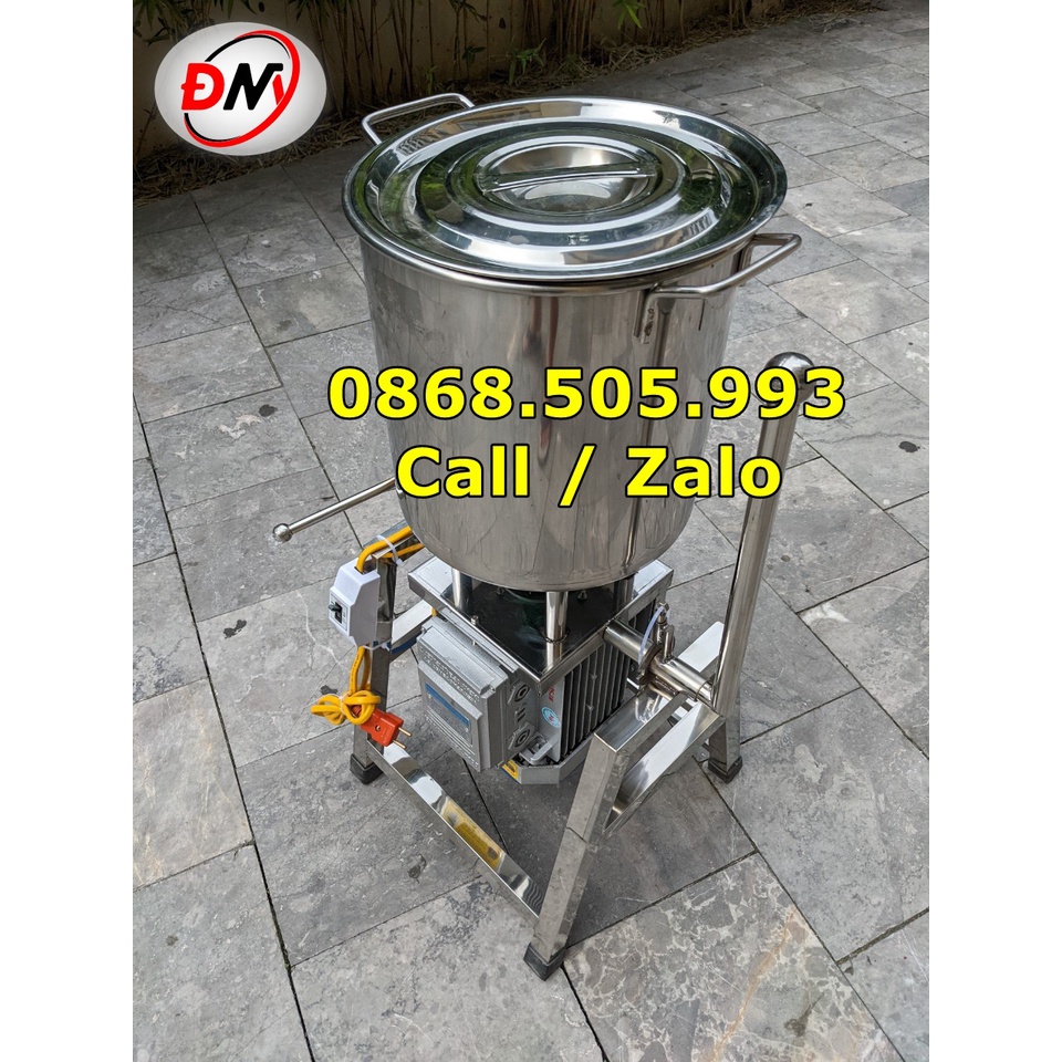 Máy xay pate 3.0Kw – xay thịt – cháo nhuyễn – xay gừng, riềng, sả, tỏi, ởt , máy làm sa tế - khung A Inox - Dao thả