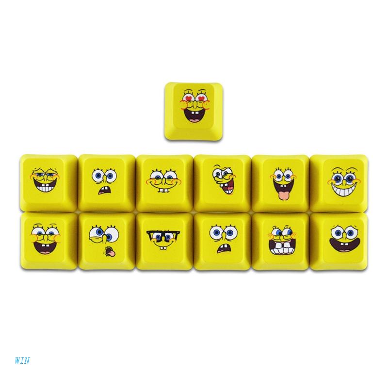 Nút Bàn Phím OEM R4 PBT RGBY 13 Phím Thay Thế Chuyên Dụng Cho Cherry MX