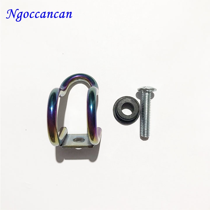 Móc treo đồ titan inox 7 màu lắp các dòng xe máy