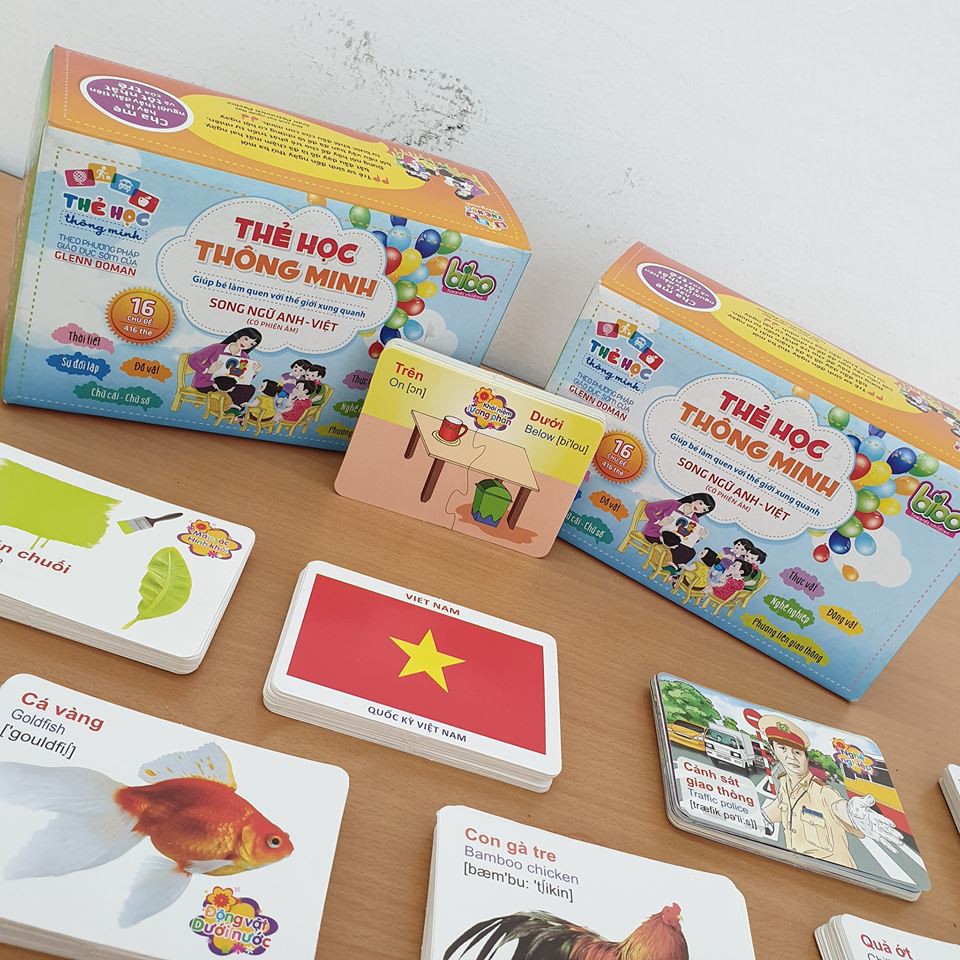THẺ HỌC THÔNG MINH ( SONG NGỮ VIỆT--ANH)