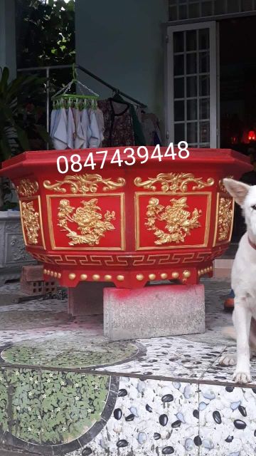 Khuôn đúc chậu cảnh nhựa ABS 8c rộng 100 cao 52 cm