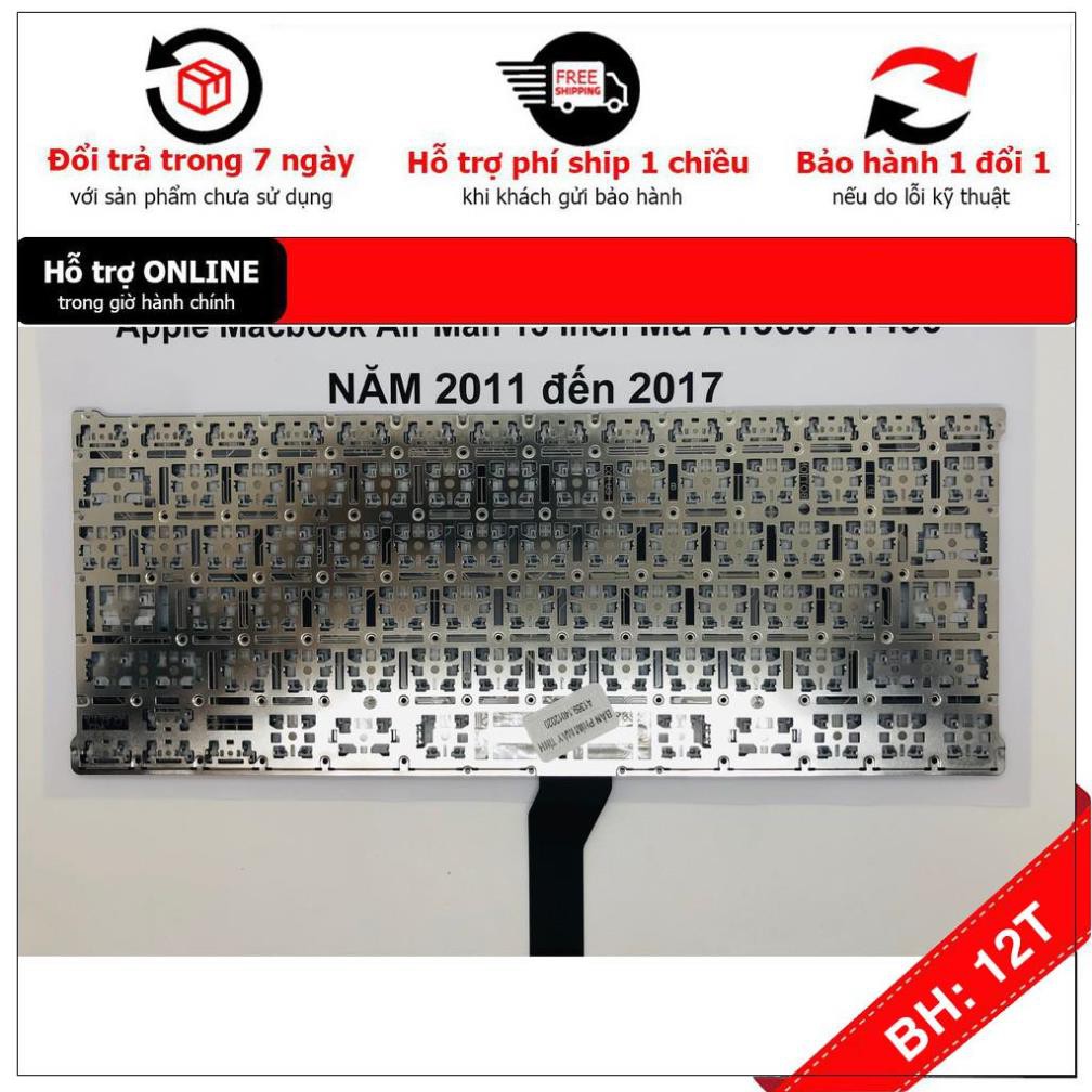 [BH12TH] [- Bàn Phím Apple Macbook Air Màn 13inch Mã A1369 - A1466 Năm 2011 đến 2017 Hàng Mới 100%