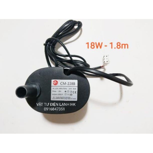 Bơm chìm mini 4W 7W 16W 18W 25W - 220V quạt điều hoà hơi nước - bể cá thủy cảnh