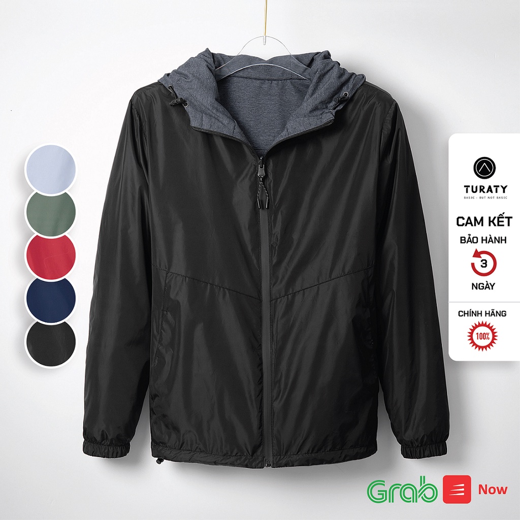 Áo khoác gió nam nữ TURATY áo 2 lớp chống nước vải dù lót COTTON hàng cao cấp mặc hai mặt cực đẹp mẫu đẹp nhất 2021
