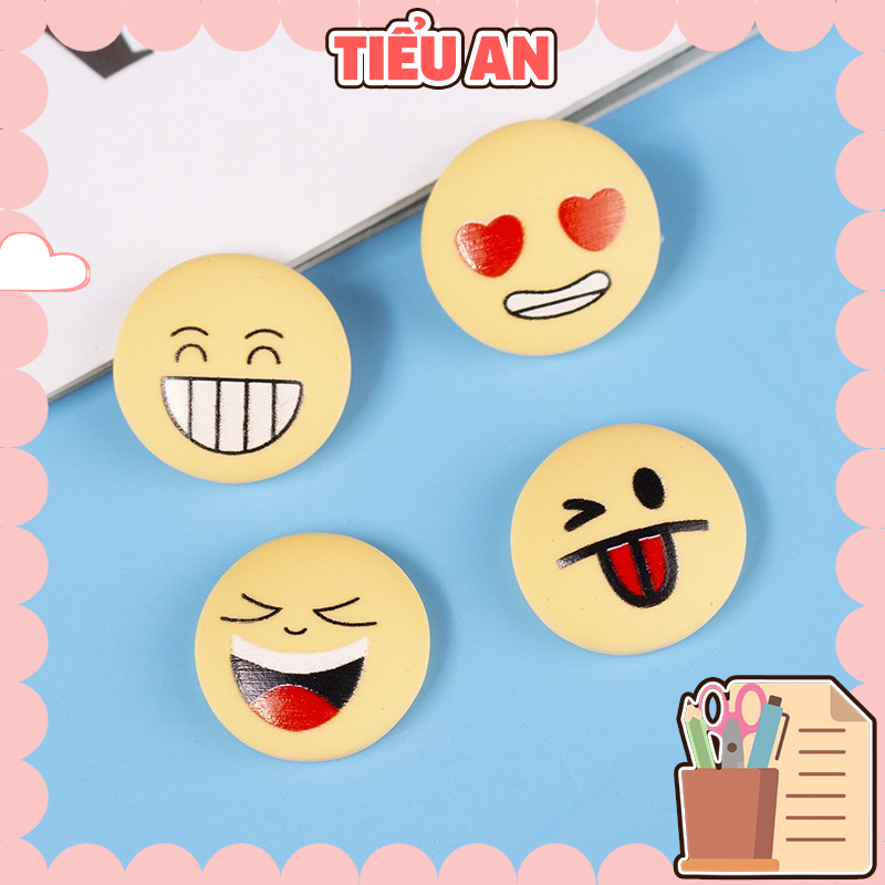 Charm (C513) slime/ Dụng Cụ Charm Trang Trí [Ko Keo &amp; Nút] Icon Mặt Cười (Khoảng 1.8cm) - 01 Cái