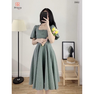 Đầm 3 nút bọc