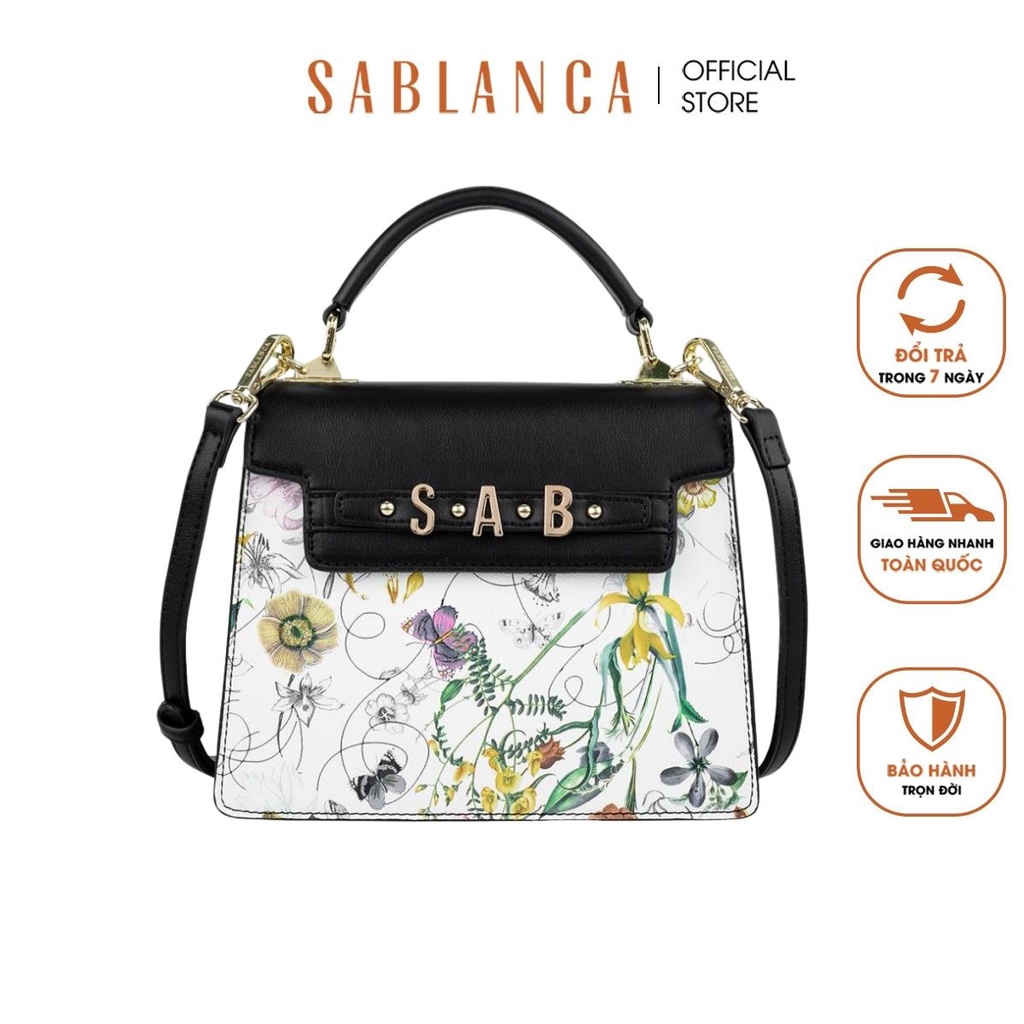 Túi đeo chéo nữ họa tiết hoa Sablanca SA0045
