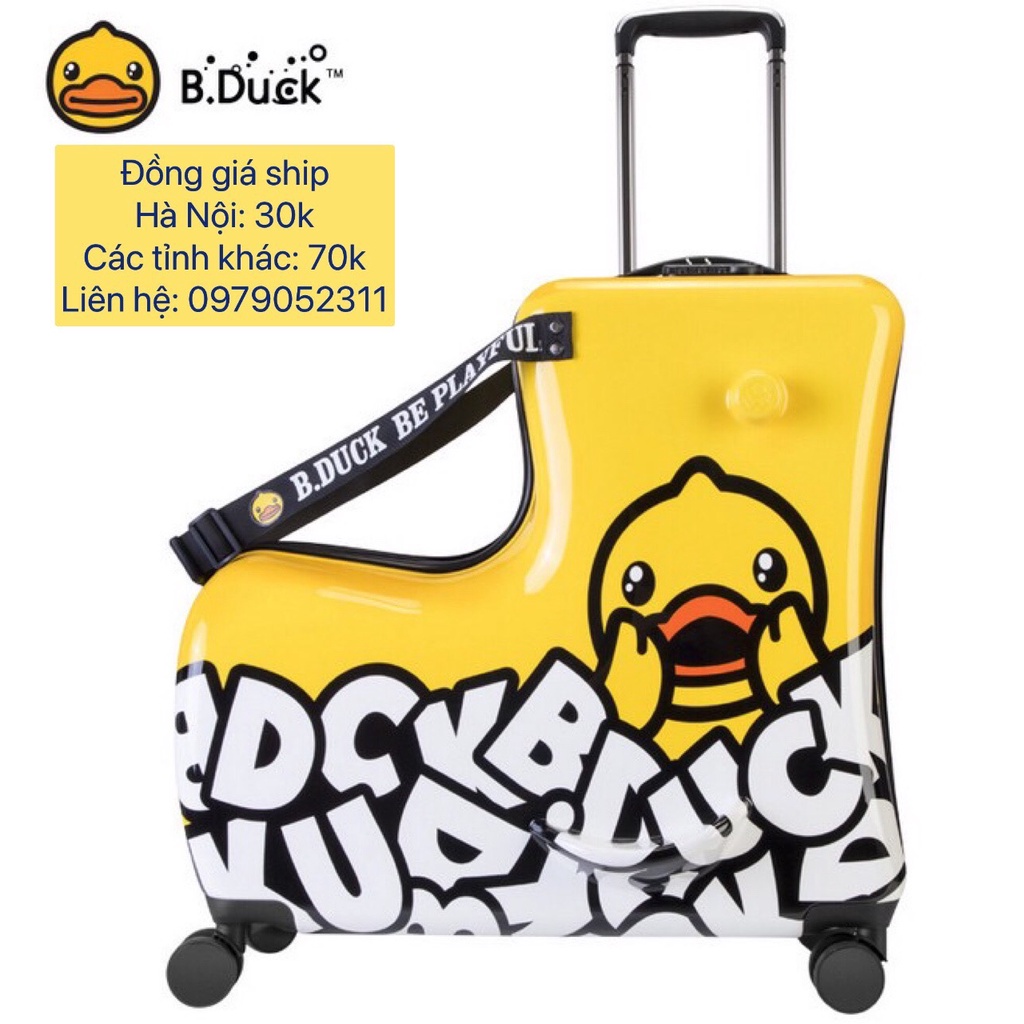 SẴN  Vali vịt xe ngồi cho bé B Duck 8180 A