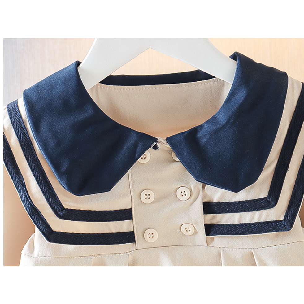 Đầm Công Chúa Mùa Thu Phong Cách Hàn Quốc Nhẹ Nhàng Cho Bé Gái