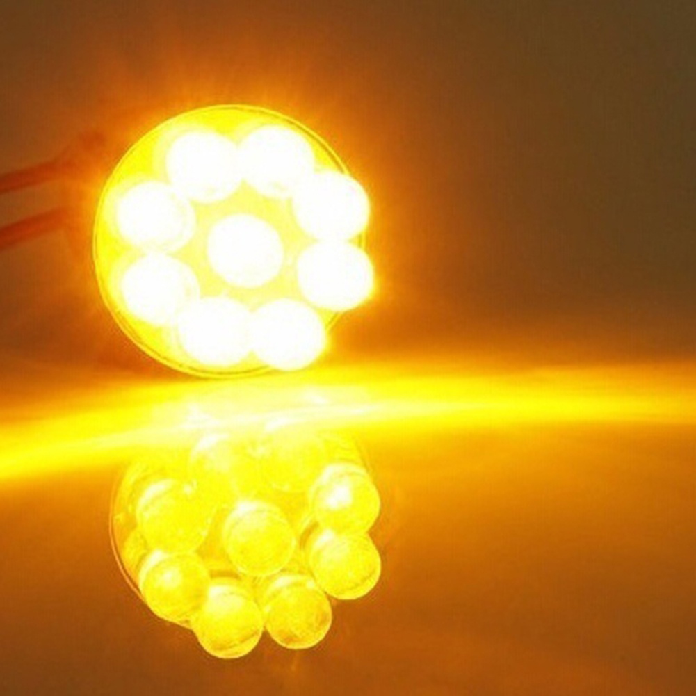 Set 2 đèn led xi nhan 9 bóng G18 1156 cho xe hơi
