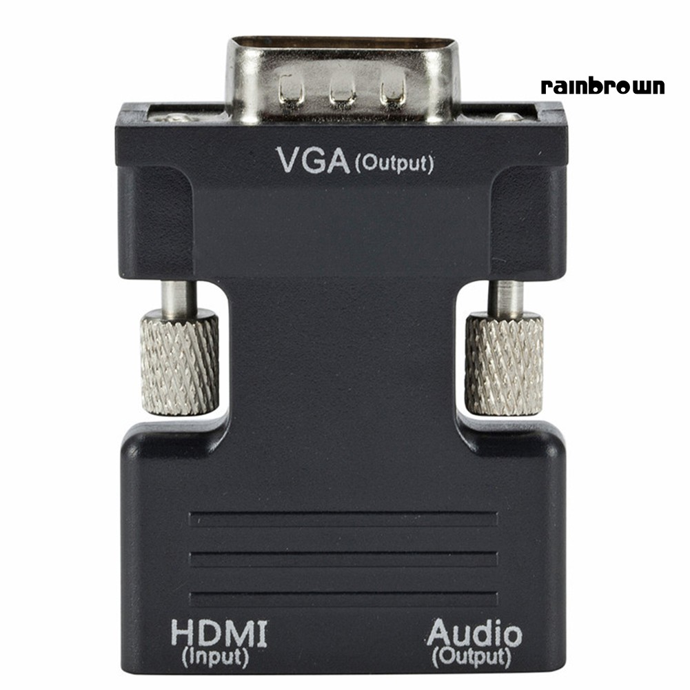 Cáp Chuyển Đổi 1080p Hdim Sang Vga Kèm Cáp Âm Thanh 3.5mm