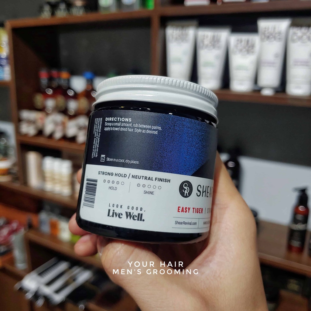 Pomade tạo kiểu Shear Revival EASY TIGER POMADE - 96g
