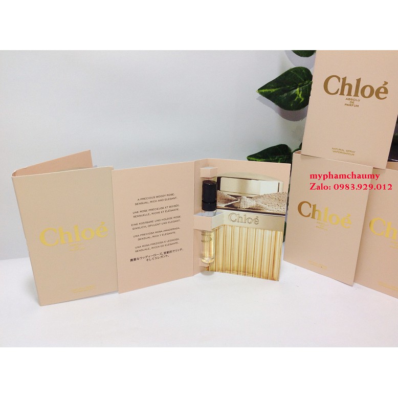 Mẫu thử Nước Hoa Vial Chloe Absolu