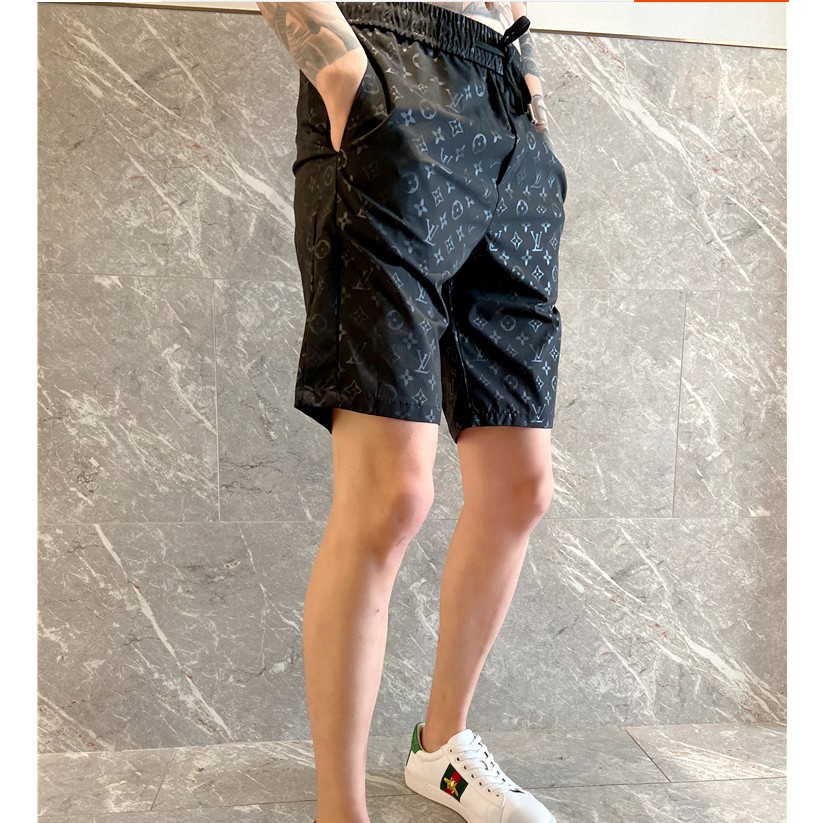 Quần Short Thể Thao Cao Cấp In Vân Nổi Siêu Hót, Co Dãn Thoải Mái