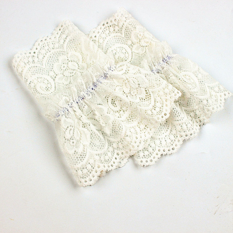 Yoi Vòng Tay Giả Ren Rỗng Họa Tiết Hoa Có Thể Tháo Rời