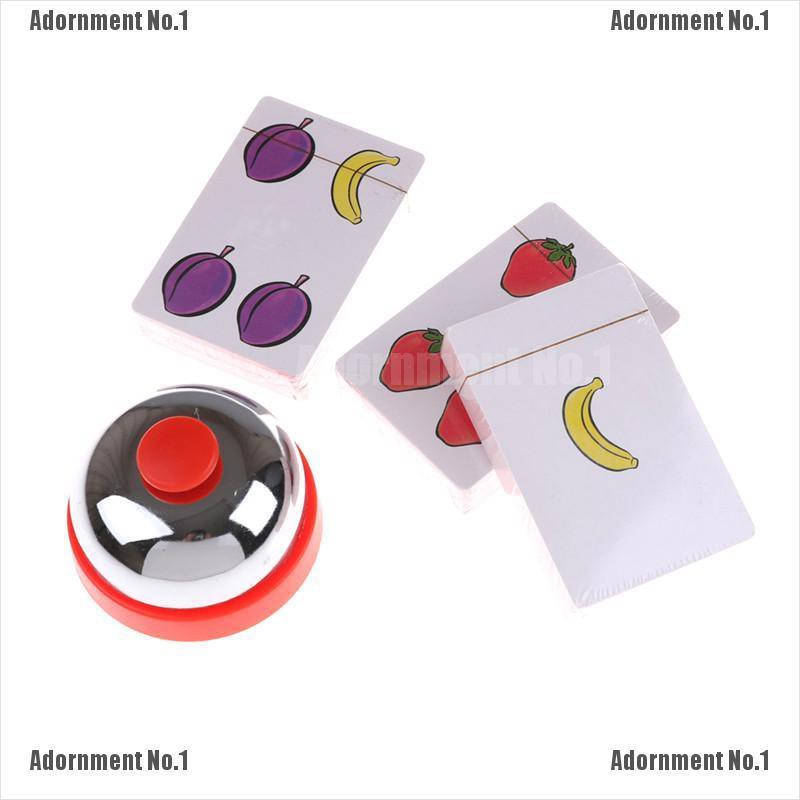 [AdornmentNo1]  Halli Galli Board Game 2-6 Players Cards Game For Party/Family/Friends Easy To Play