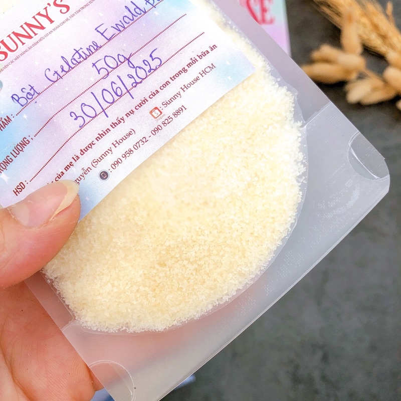 50g Bột Gelatine Đức Ewald [Date 2026]