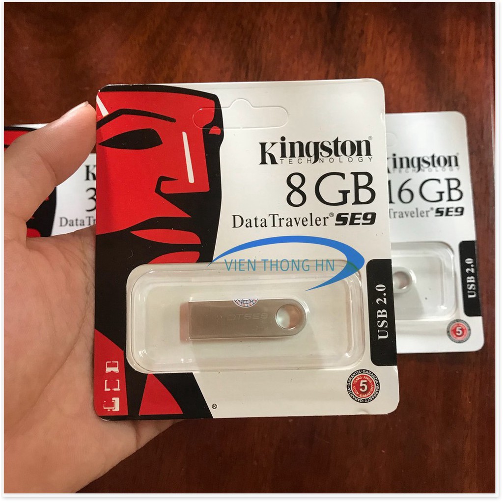 usb 2.0 kingston se9 8gb 16gb 32gb 64gb - ĐỦ DUNG LƯỢNG