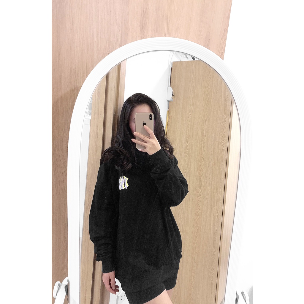 Áo sweater MLB NYC nỉ da cá dài tay form rộng , phông dài tay unisex, Zoeclothing | BigBuy360 - bigbuy360.vn