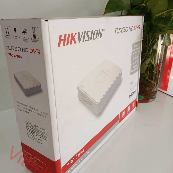 Đầu ghi HDTVI 4 kênh Hikvision DS-7104HQHI-K1 (TURBO HD 4.0) - Hàng chính hãng