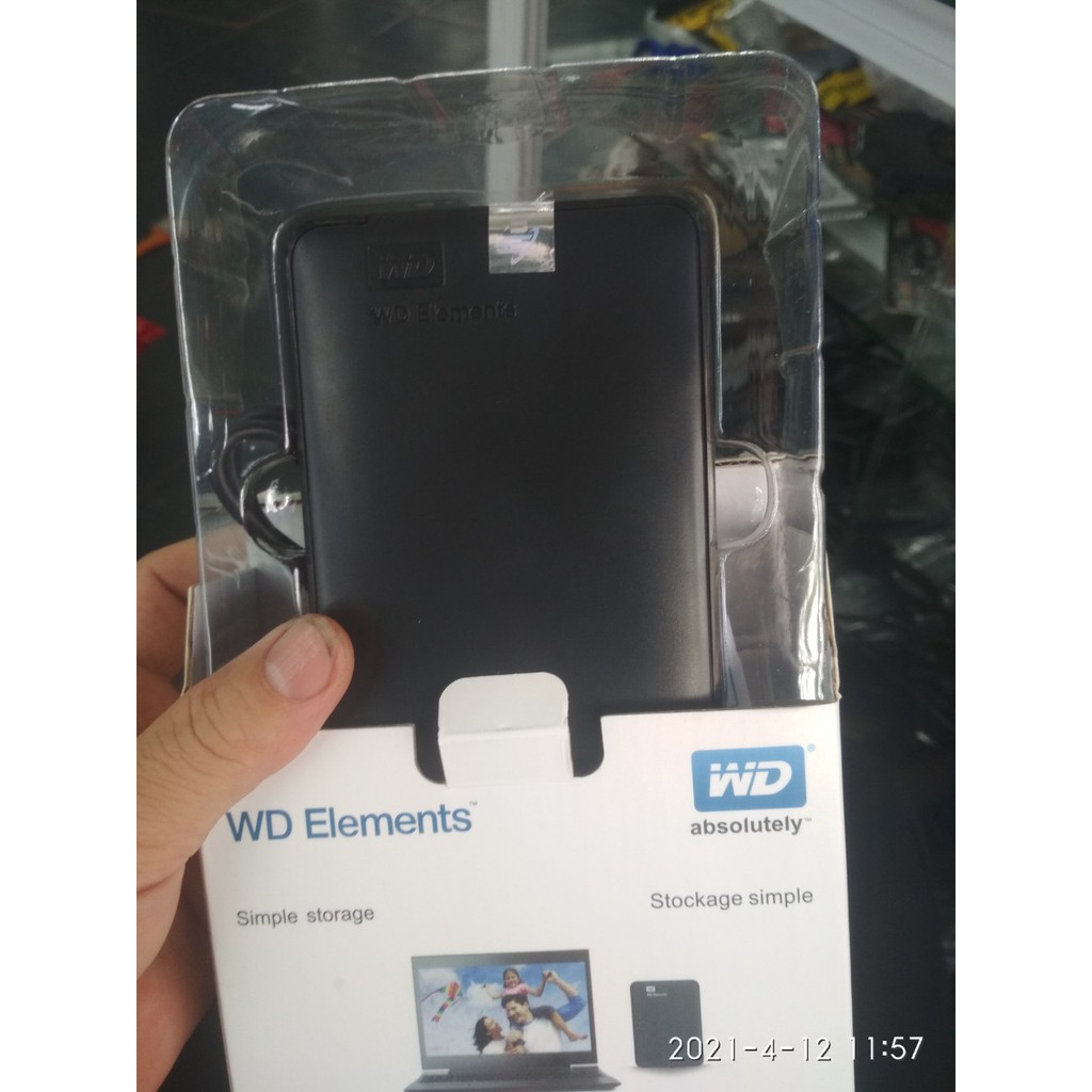 Ổ cứng di động WD Elements Portable 1TB 2.5 - USB 3.0 Thanh lý.