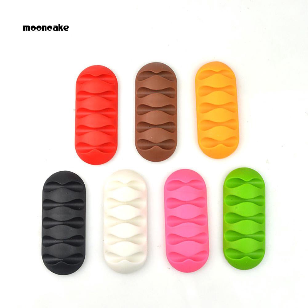 Dụng cụ giữ cố định dây cáp đa năng tiện dụng hình mặt trăng xinh xắn