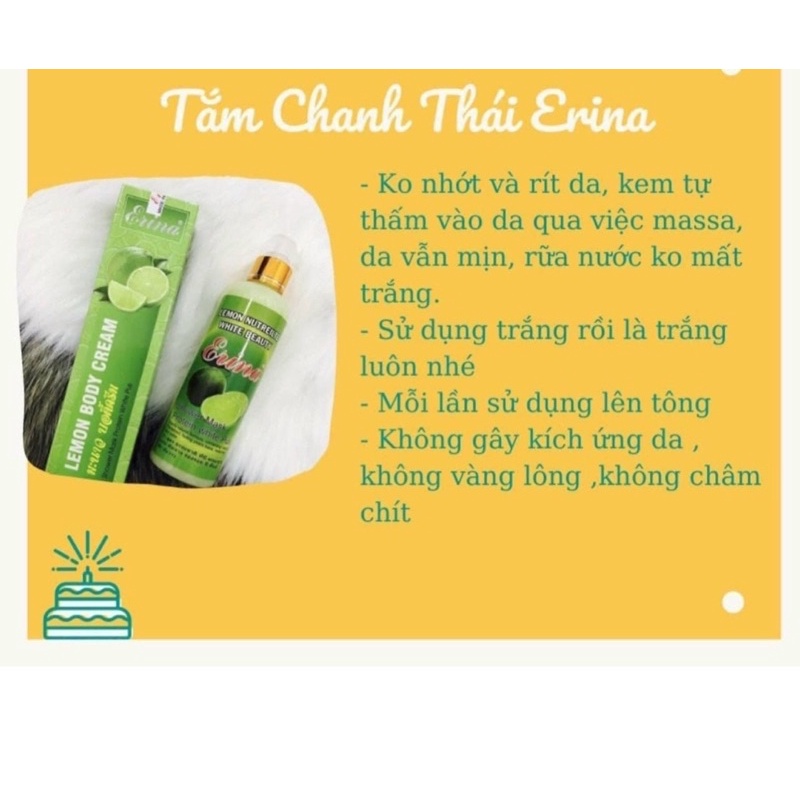 Tắm trắng hồng sâm + sữa tắm chanh