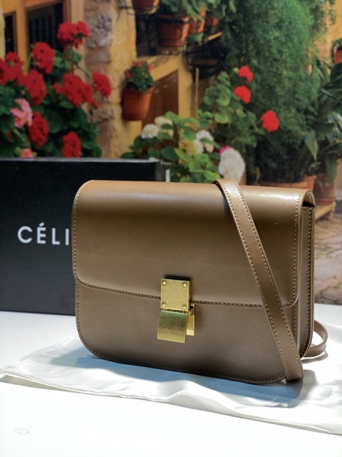 Túi ciline màu nâu bò