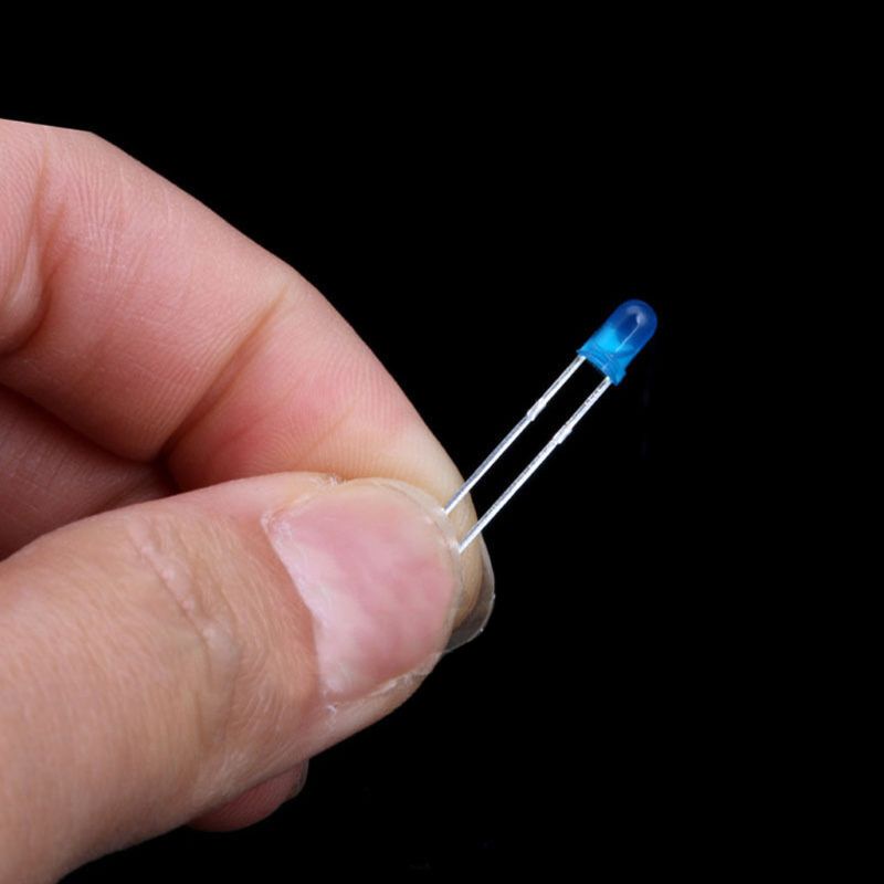 Bộ 300 Đèn LED Diodes 3mm 5mm Màu Trắng Vàng Đỏ Xanh Lá Mới