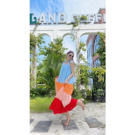 ĐẦM 2 DÂY 4 MÀU FREESIZE- minh phupy