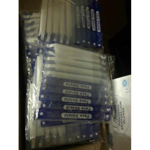 COMBO 10 Kính face shield xốp - Kính chắn giọt bắn