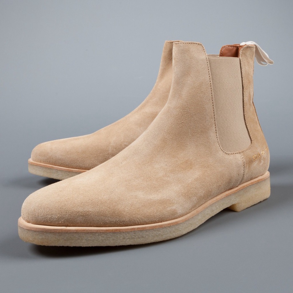 Chelsea boots màu tan thời trang chất liệu da lộn đế cao su đúc | BigBuy360 - bigbuy360.vn