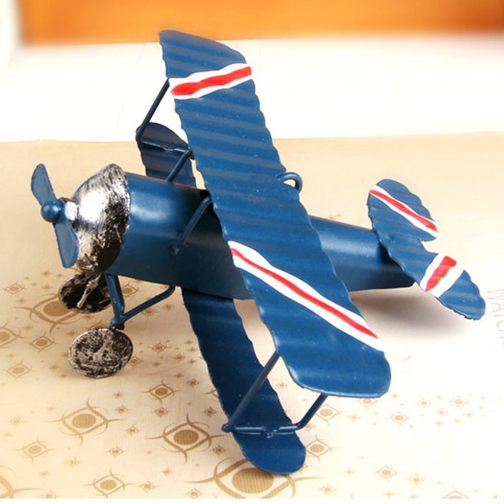 Mô hình máy bay kim loại phong cách cổ điển